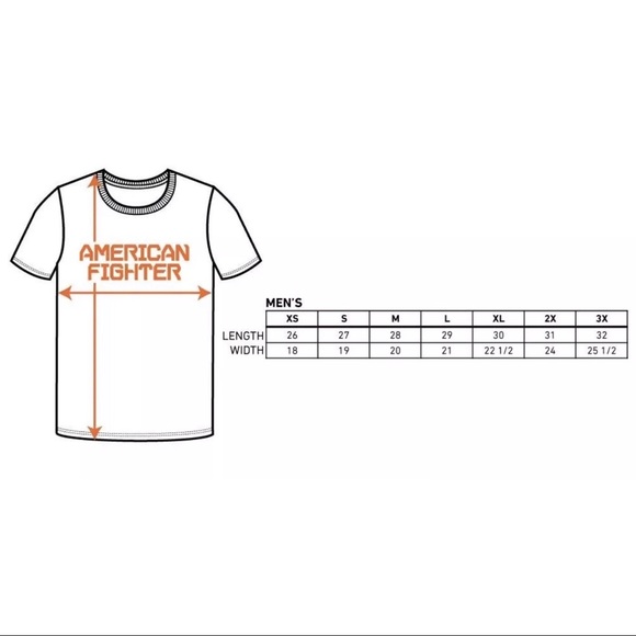 AMERICAN FIGHTER Mens T-Shirt DAVENPANIT Athletic - Picture 4 of 8